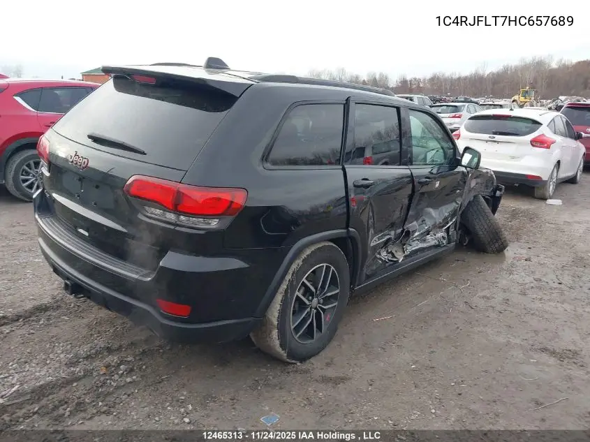 1C4RJFLT7HC657689 2017 Jeep Grand Cherokee Trailhawk
