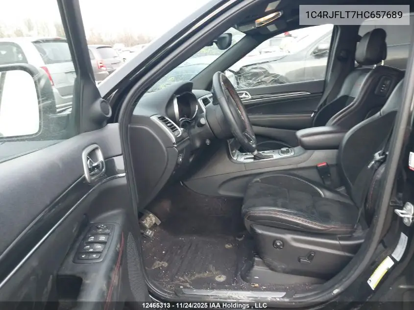 1C4RJFLT7HC657689 2017 Jeep Grand Cherokee Trailhawk