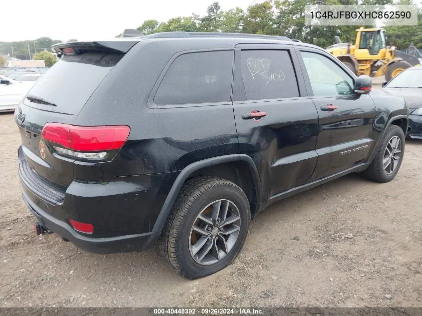 1C4RJFBGXHC862590 2017 Jeep Grand Cherokee Limited 4X4