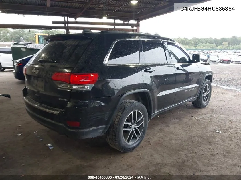 1C4RJFBG4HC835384 2017 Jeep Grand Cherokee Limited 4X4