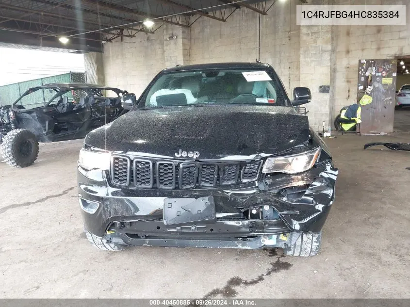 1C4RJFBG4HC835384 2017 Jeep Grand Cherokee Limited 4X4