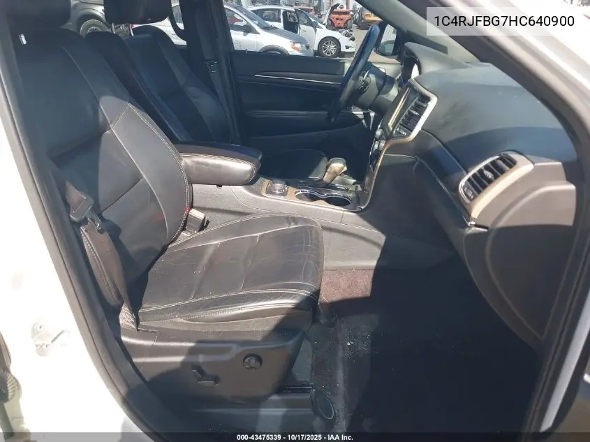 1C4RJFBG7HC640900 2017 Jeep Grand Cherokee Limited 4X4
