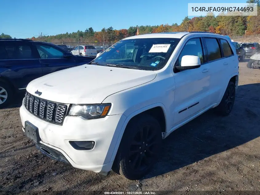 1C4RJFAG9HC744693 2017 Jeep Grand Cherokee Altitude 4X4