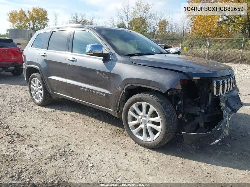 1C4RJFBGXHC882659 2017 Jeep Grand Cherokee Limited 4X4