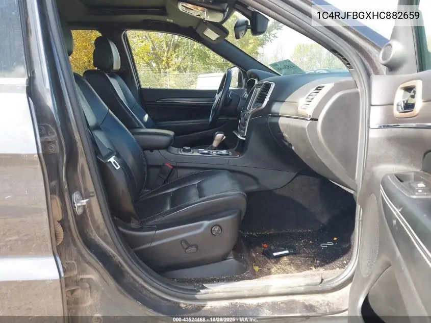 1C4RJFBGXHC882659 2017 Jeep Grand Cherokee Limited 4X4