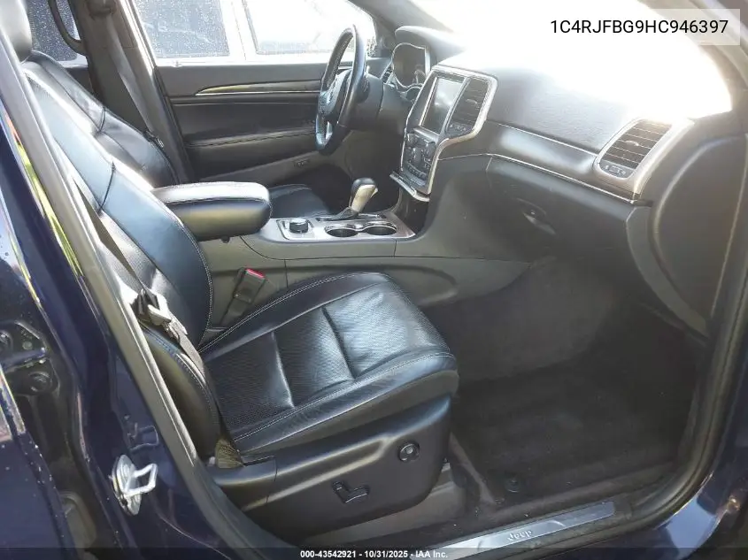 1C4RJFBG9HC946397 2017 Jeep Grand Cherokee Limited 4X4