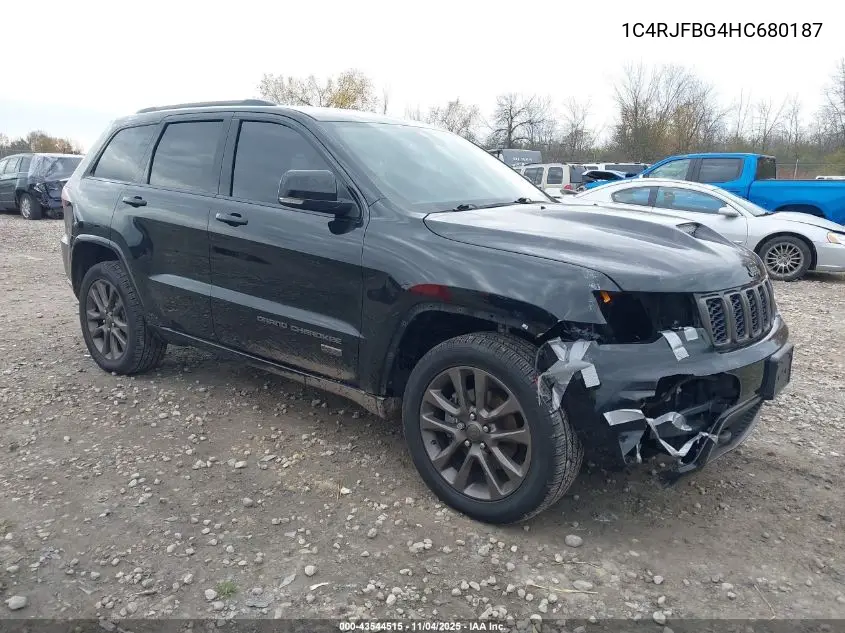 1C4RJFBG4HC680187 2017 Jeep Grand Cherokee Limited 75Th Anniversary Edition 4X4