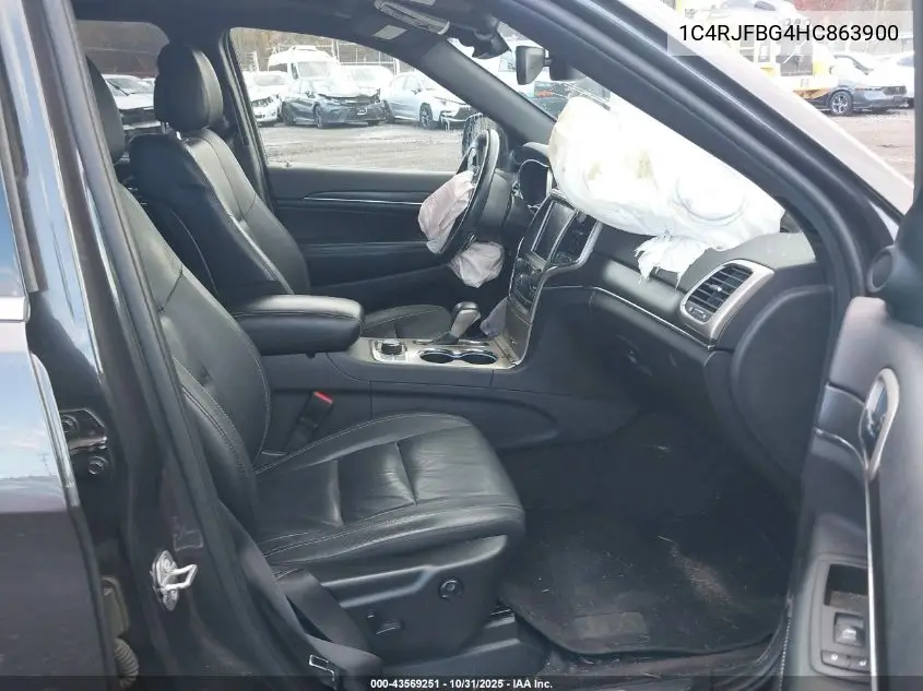 1C4RJFBG4HC863900 2017 Jeep Grand Cherokee Limited 4X4