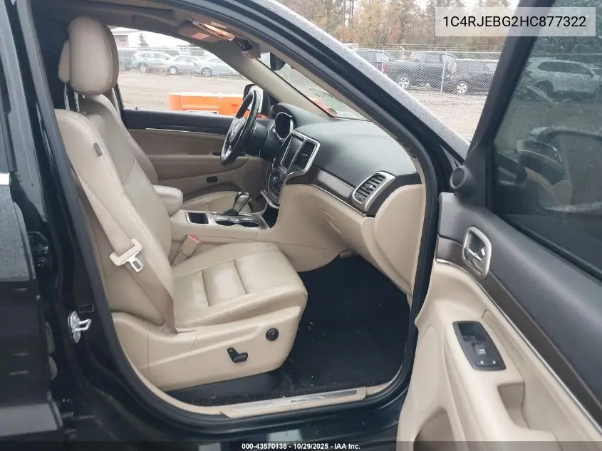 1C4RJEBG2HC877322 2017 Jeep Grand Cherokee Limited 4X2