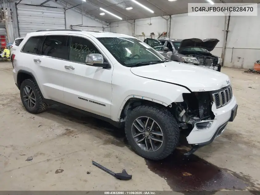1C4RJFBG6HC828470 2017 Jeep Grand Cherokee Limited 4X4