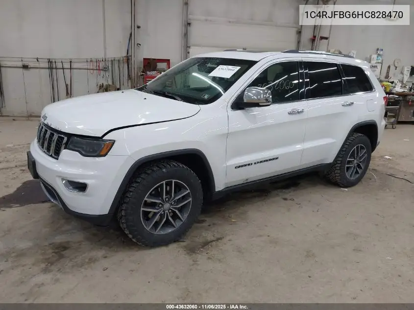 1C4RJFBG6HC828470 2017 Jeep Grand Cherokee Limited 4X4