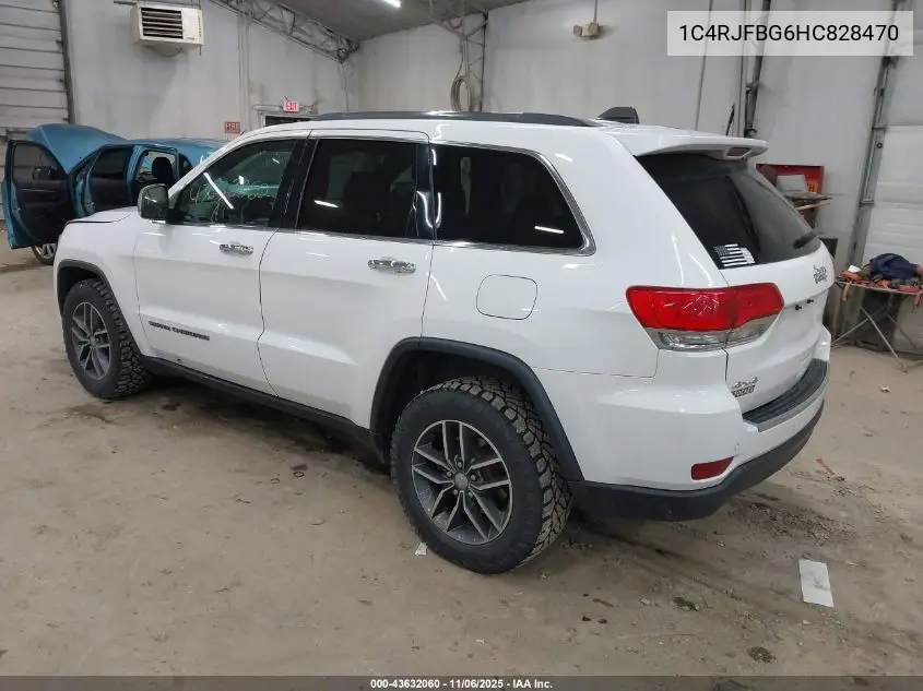 1C4RJFBG6HC828470 2017 Jeep Grand Cherokee Limited 4X4