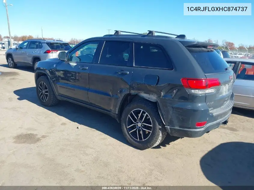 1C4RJFLGXHC874737 2017 Jeep Grand Cherokee Trailhawk 4X4
