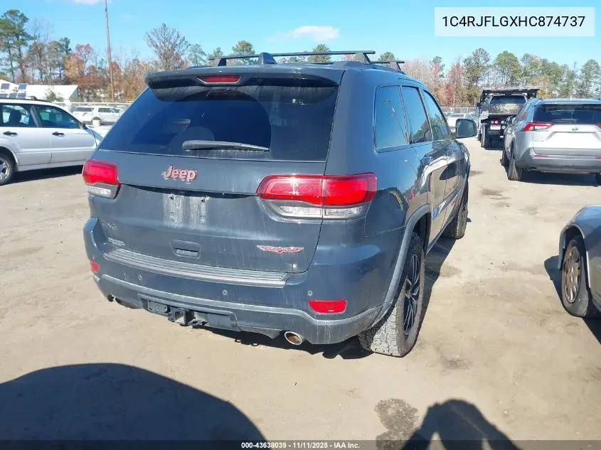 1C4RJFLGXHC874737 2017 Jeep Grand Cherokee Trailhawk 4X4