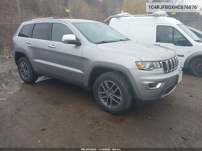 1C4RJFBGXHC876876 2017 Jeep Grand Cherokee Limited 4X4