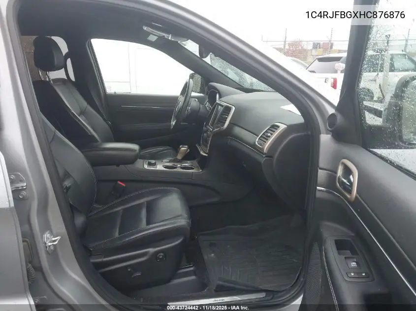1C4RJFBGXHC876876 2017 Jeep Grand Cherokee Limited 4X4