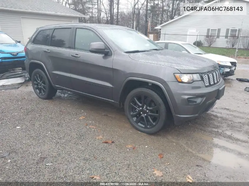 1C4RJFAG6HC768143 2017 Jeep Grand Cherokee Altitude 4X4