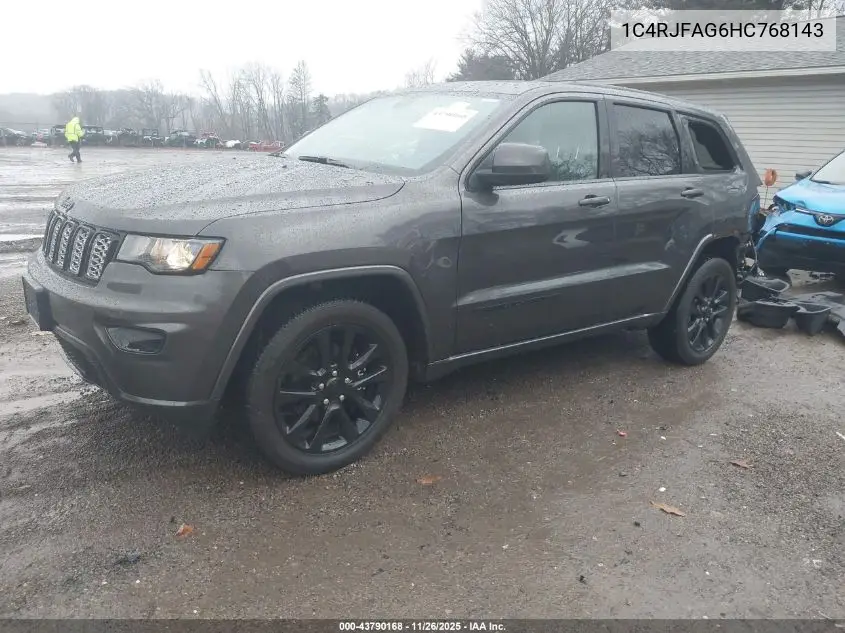 1C4RJFAG6HC768143 2017 Jeep Grand Cherokee Altitude 4X4
