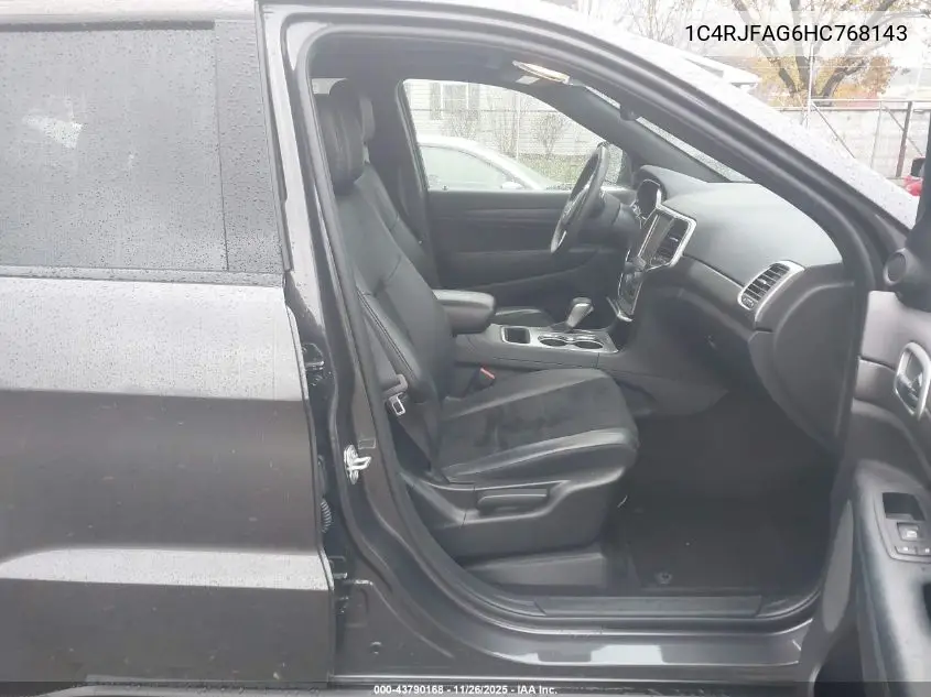 1C4RJFAG6HC768143 2017 Jeep Grand Cherokee Altitude 4X4