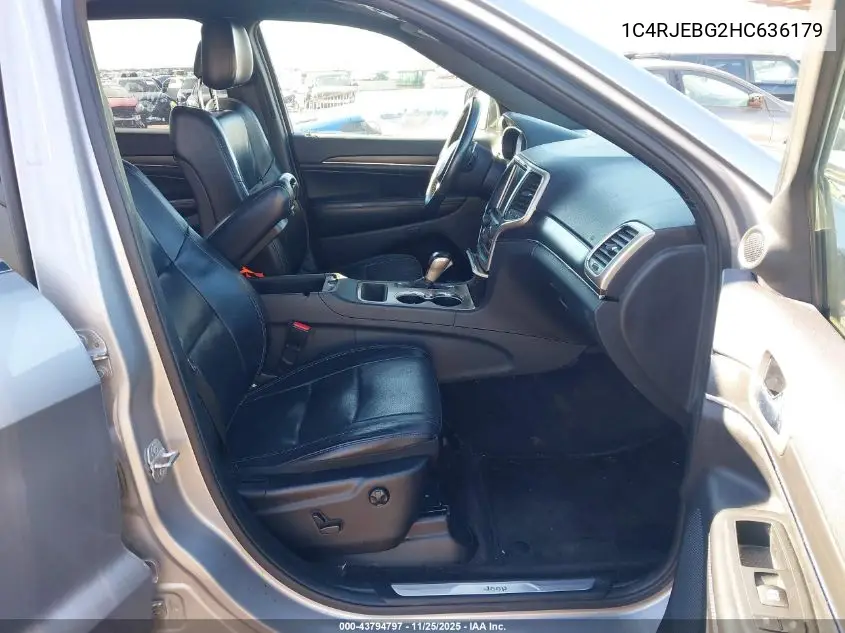 1C4RJEBG2HC636179 2017 Jeep Grand Cherokee Limited 4X2