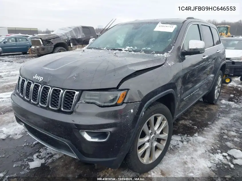 1C4RJFBG9HC646553 2017 Jeep Grand Cherokee Limited 4X4