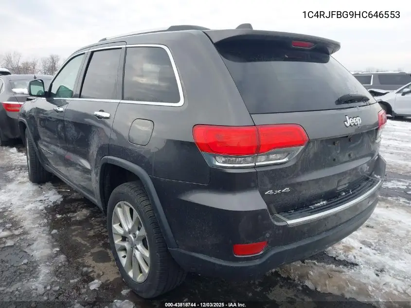 1C4RJFBG9HC646553 2017 Jeep Grand Cherokee Limited 4X4