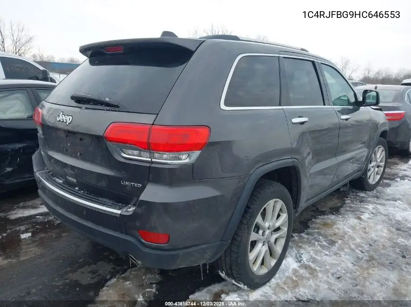 1C4RJFBG9HC646553 2017 Jeep Grand Cherokee Limited 4X4