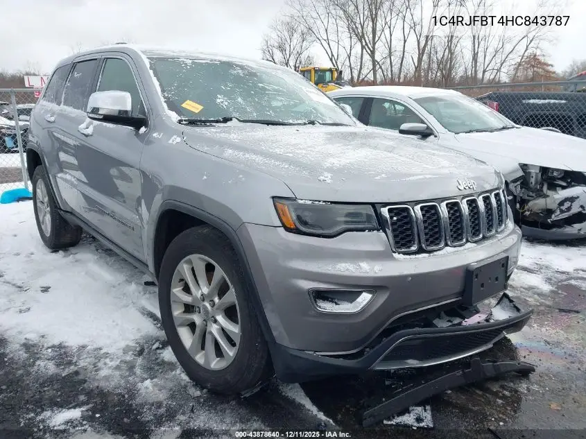 1C4RJFBT4HC843787 2017 Jeep Grand Cherokee Limited 4X4