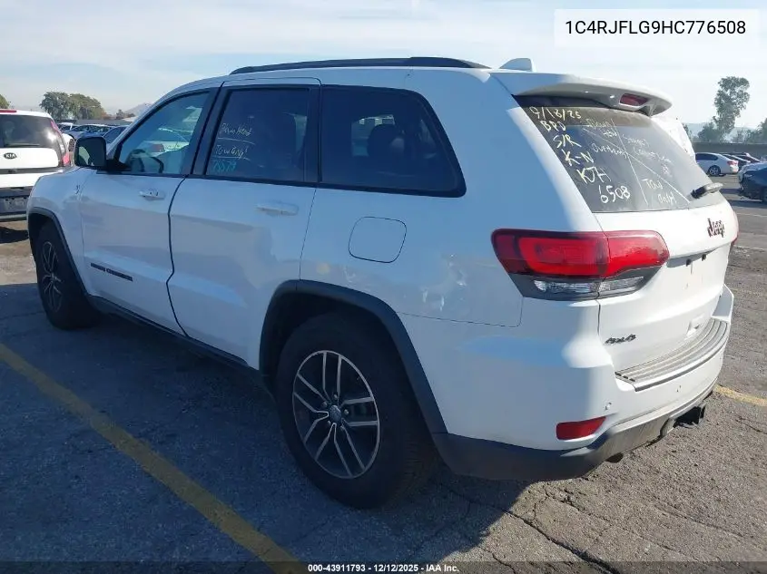 1C4RJFLG9HC776508 2017 Jeep Grand Cherokee Trailhawk 4X4