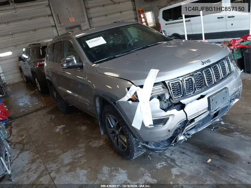 1C4RJFBG1HC857150 2017 Jeep Grand Cherokee Limited 4X4