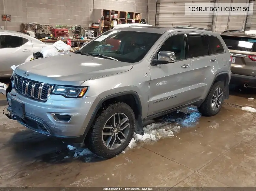 1C4RJFBG1HC857150 2017 Jeep Grand Cherokee Limited 4X4