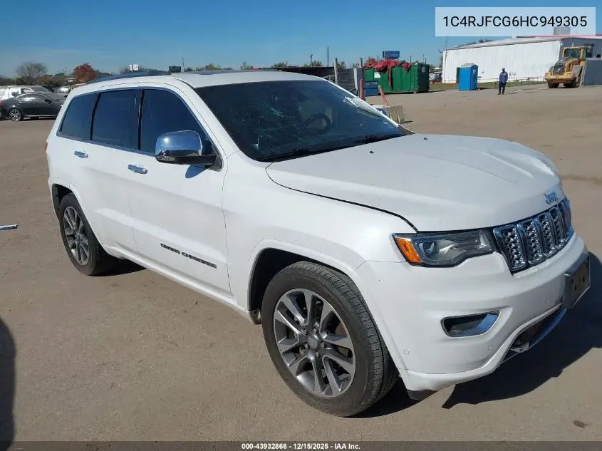 1C4RJFCG6HC949305 2017 Jeep Grand Cherokee Overland 4X4