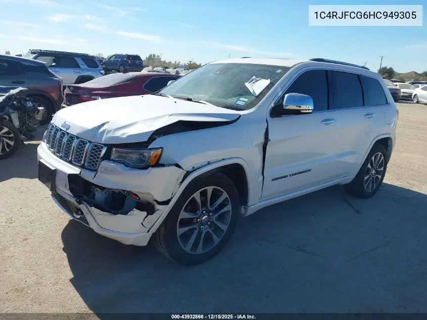 1C4RJFCG6HC949305 2017 Jeep Grand Cherokee Overland 4X4