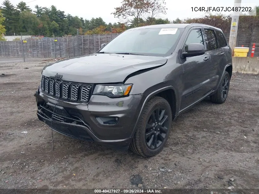 2018 Jeep Grand Cherokee Altitude 4X4 VIN: 1C4RJFAG7JC487202 Lot: 40427927