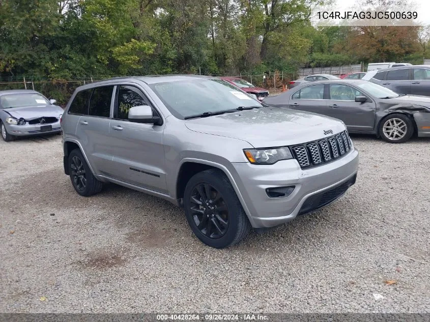 2018 Jeep Grand Cherokee Altitude 4X4 VIN: 1C4RJFAG3JC500639 Lot: 40428264