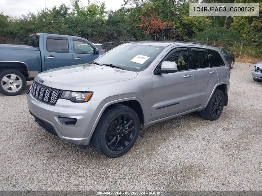 2018 Jeep Grand Cherokee Altitude 4X4 VIN: 1C4RJFAG3JC500639 Lot: 40428264