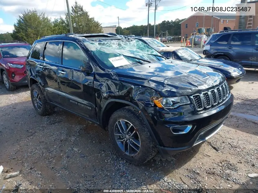 1C4RJFBG8JC235487 2018 Jeep Grand Cherokee Limited 4X4