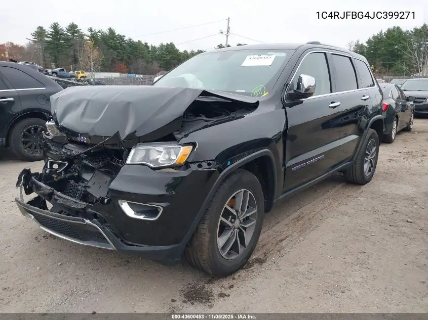 1C4RJFBG4JC399271 2018 Jeep Grand Cherokee Limited 4X4