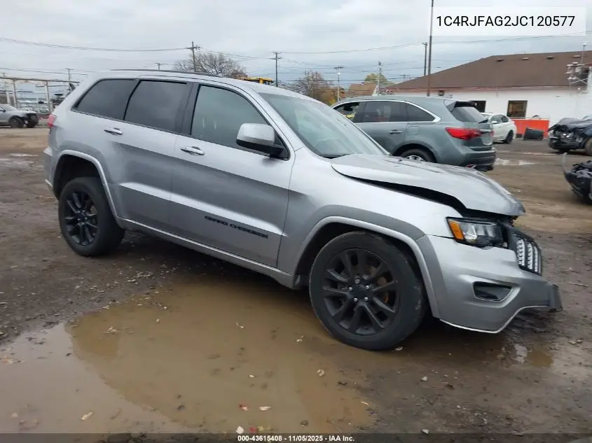 1C4RJFAG2JC120577 2018 Jeep Grand Cherokee Altitude 4X4