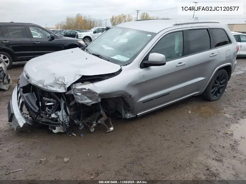 1C4RJFAG2JC120577 2018 Jeep Grand Cherokee Altitude 4X4