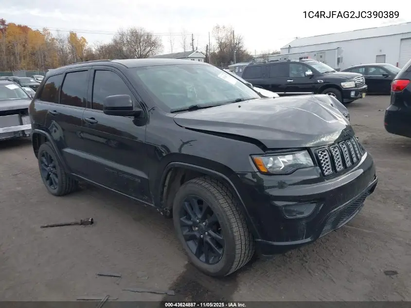 1C4RJFAG2JC390389 2018 Jeep Grand Cherokee Altitude 4X4