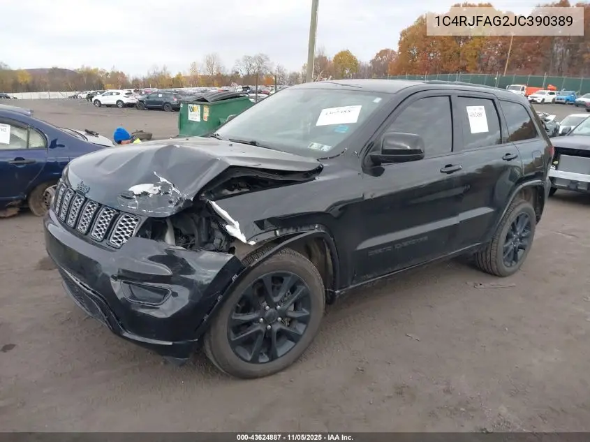 1C4RJFAG2JC390389 2018 Jeep Grand Cherokee Altitude 4X4
