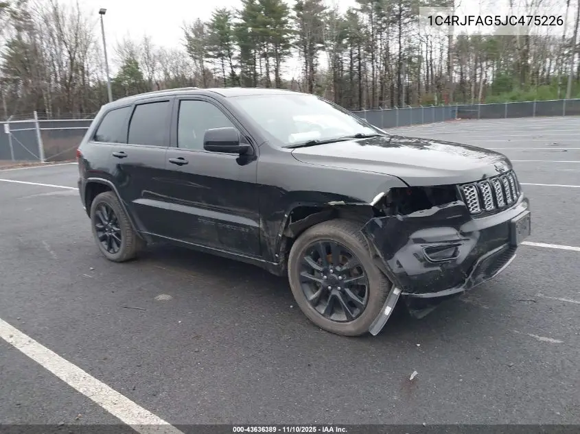1C4RJFAG5JC475226 2018 Jeep Grand Cherokee Altitude 4X4