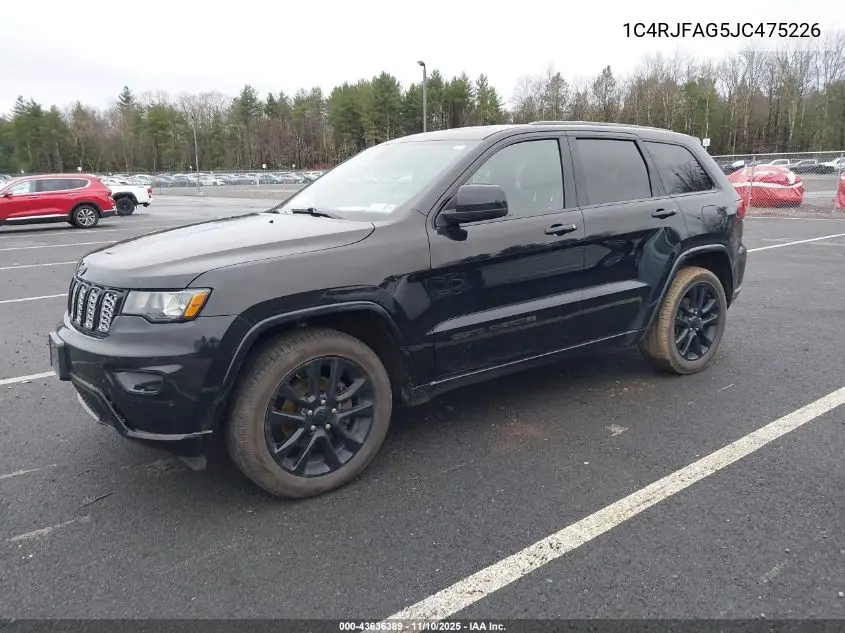 1C4RJFAG5JC475226 2018 Jeep Grand Cherokee Altitude 4X4