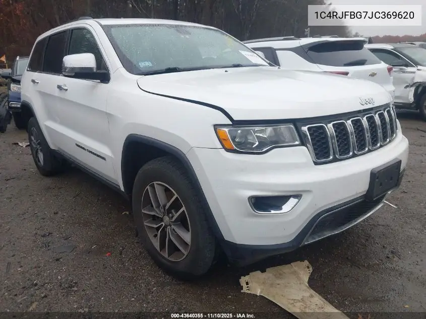 1C4RJFBG7JC369620 2018 Jeep Grand Cherokee Limited 4X4