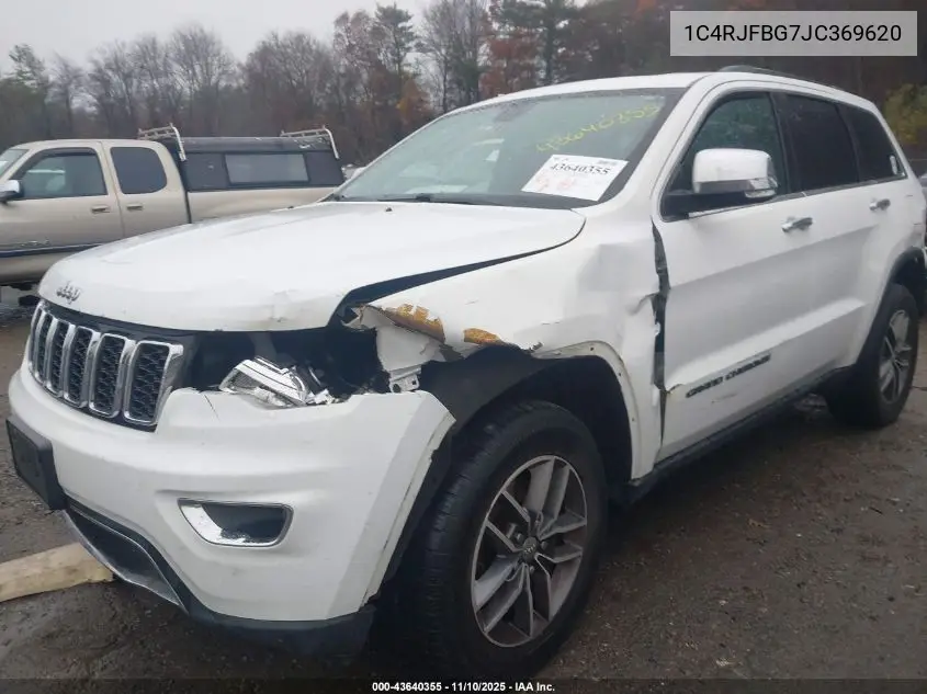 1C4RJFBG7JC369620 2018 Jeep Grand Cherokee Limited 4X4
