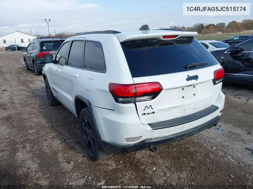 1C4RJFAG5JC515174 2018 Jeep Grand Cherokee Upland 4X4