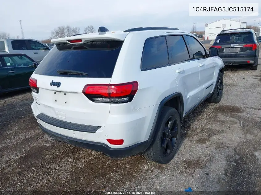 1C4RJFAG5JC515174 2018 Jeep Grand Cherokee Upland 4X4