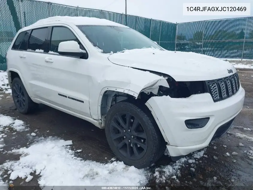 1C4RJFAGXJC120469 2018 Jeep Grand Cherokee Altitude 4X4