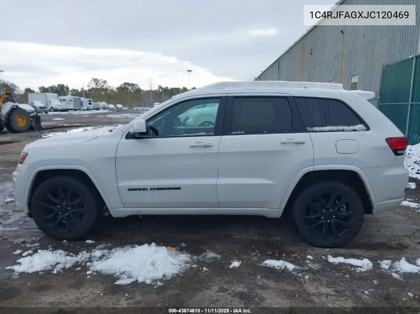 1C4RJFAGXJC120469 2018 Jeep Grand Cherokee Altitude 4X4